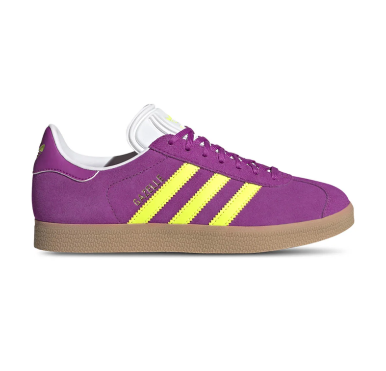 Adidas Gazelle Purple Yellow Gum