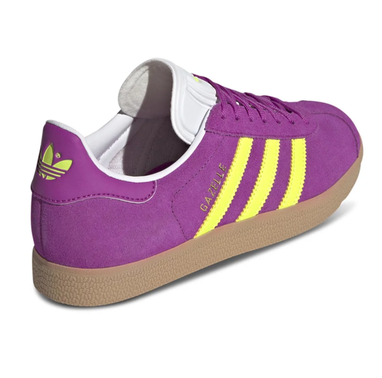 Adidas Gazelle Purple Yellow Gum