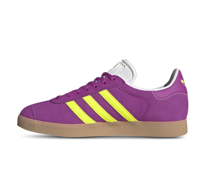 Adidas Gazelle Purple Yellow Gum