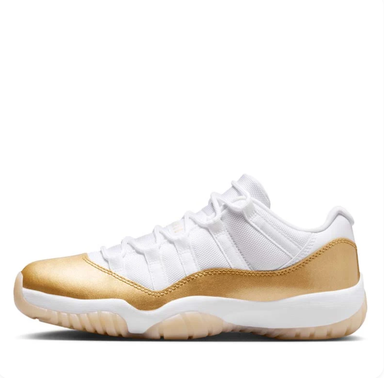 Air Jordan 11 Retro Low Closing Ceremony White Metallic Gold
