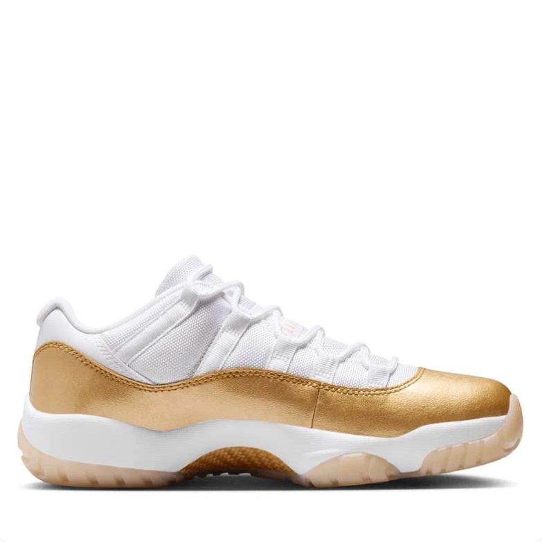 Air Jordan 11 Retro Low Closing Ceremony White Metallic Gold