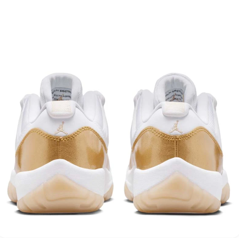 Air Jordan 11 Retro Low Closing Ceremony White Metallic Gold