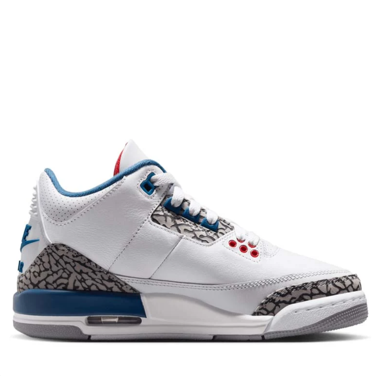 Air Jordan 3 Retro True Blue White Cement Grey