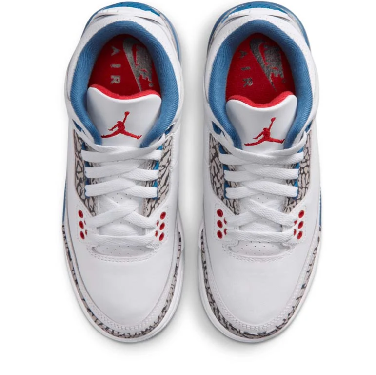 Air Jordan 3 Retro True Blue White Cement Grey