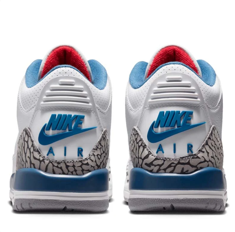 Air Jordan 3 Retro True Blue White Cement Grey