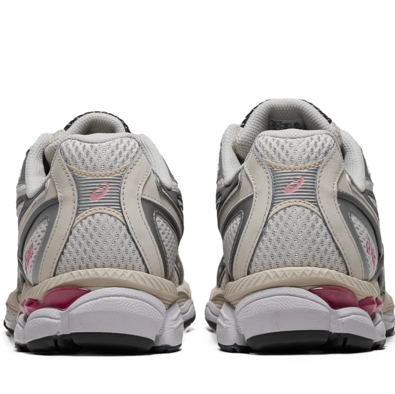 ASICS Gel-Nimbus 9 Cream Dark Grey Pink Metallic Silver