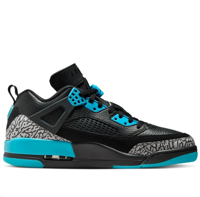 Jordan Spizike Low Black Teal Cement Grey