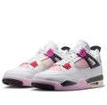 Air Jordan 4 Retro White Pink Fuchsia Black