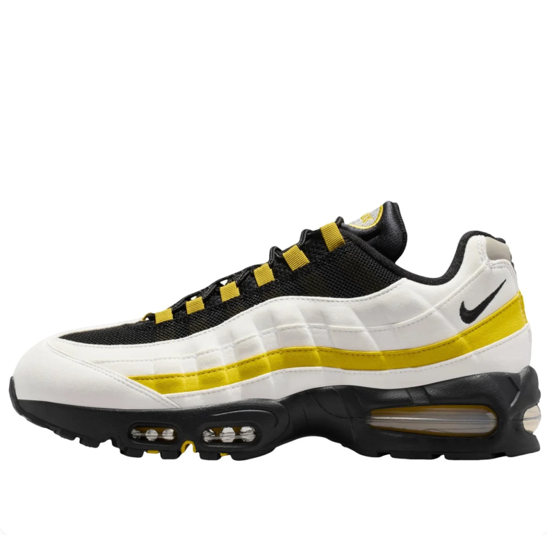 Nike Air Max 95 White Black Tour Yellow