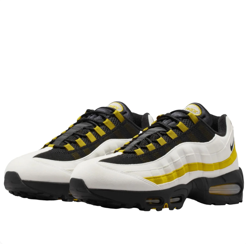 Nike Air Max 95 White Black Tour Yellow