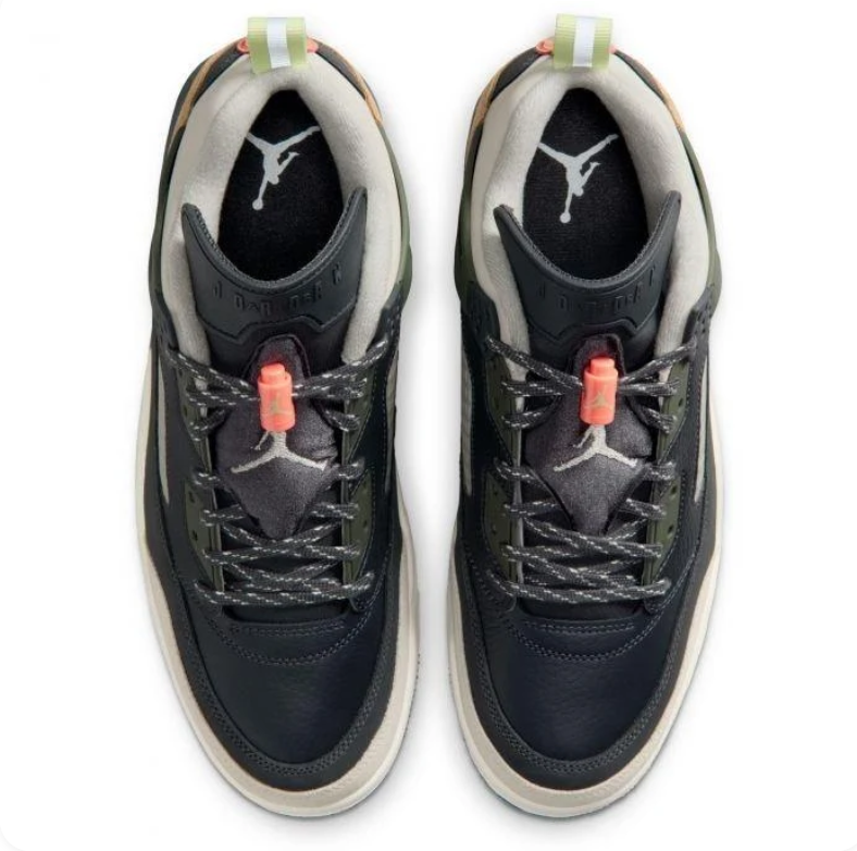 Jordan Spizike Low Anthracite Grey Sage Coral