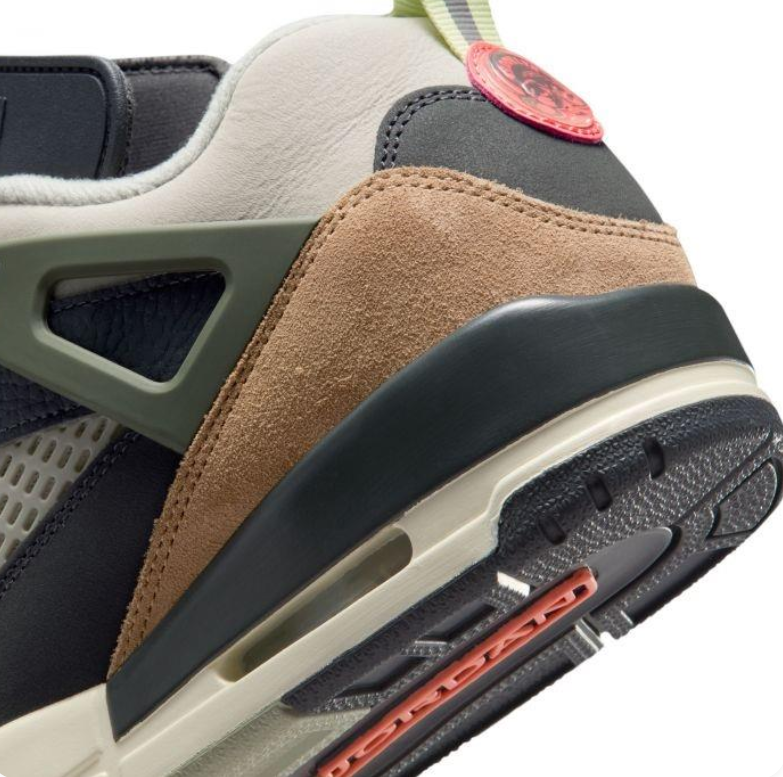 Jordan Spizike Low Anthracite Grey Sage Coral