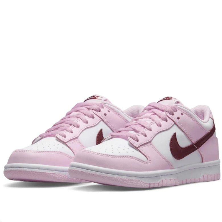 Nike Dunk Low Pink Foam Dark Red