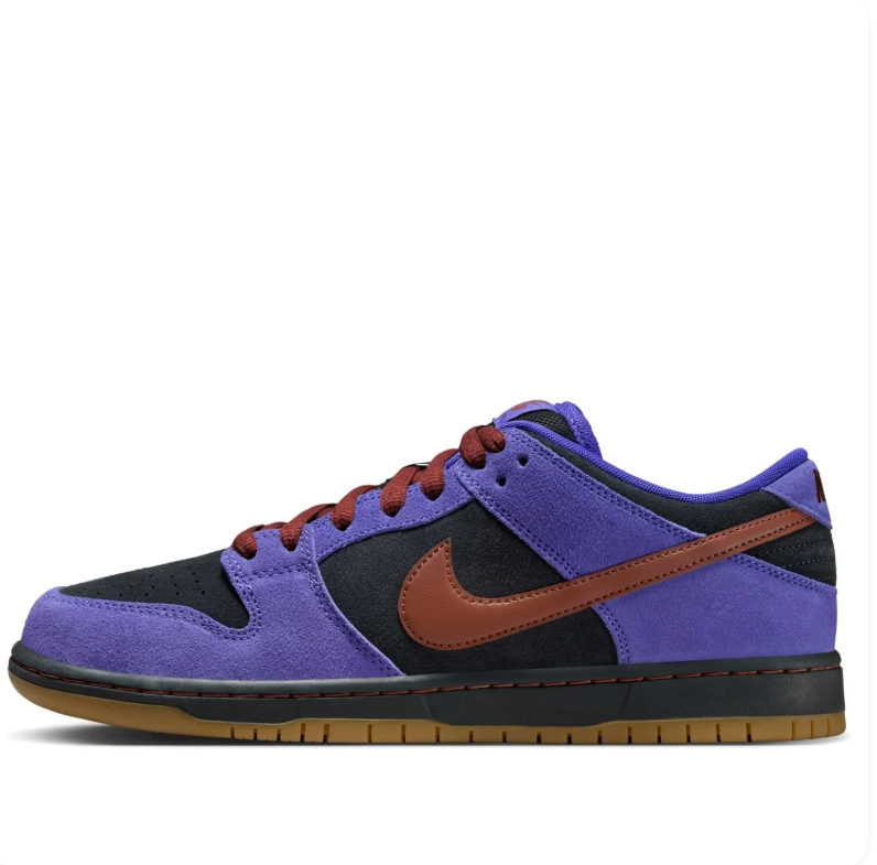 Nike SB Dunk Low Purple Black Rust Gum