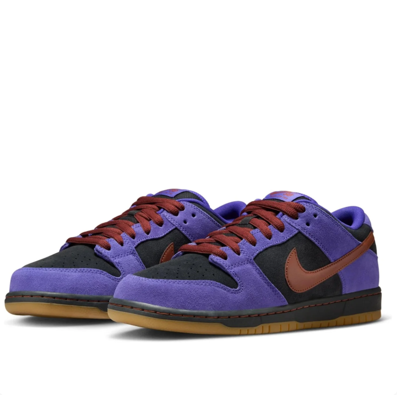 Nike SB Dunk Low Purple Black Rust Gum