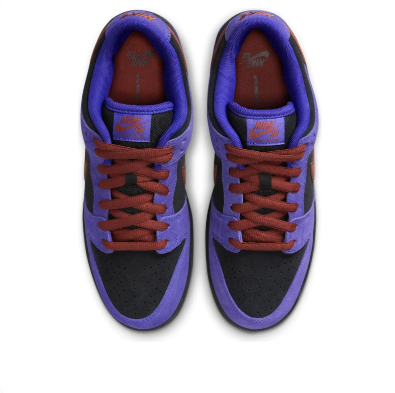 Nike SB Dunk Low Purple Black Rust Gum