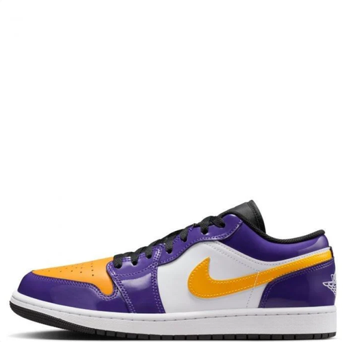 Air Jordan 1 Low Purple Gold White Lakers