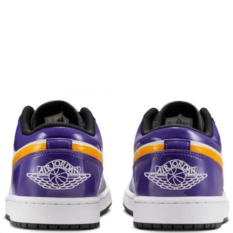 Air Jordan 1 Low Purple Gold White Lakers