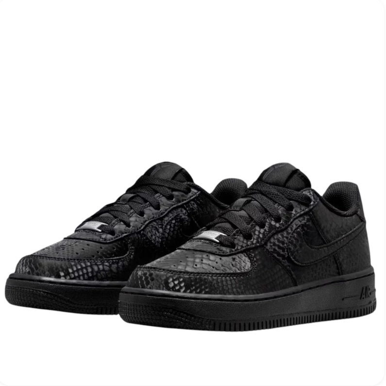 Nike Air Force 1 Low Triple Black Snakeskin