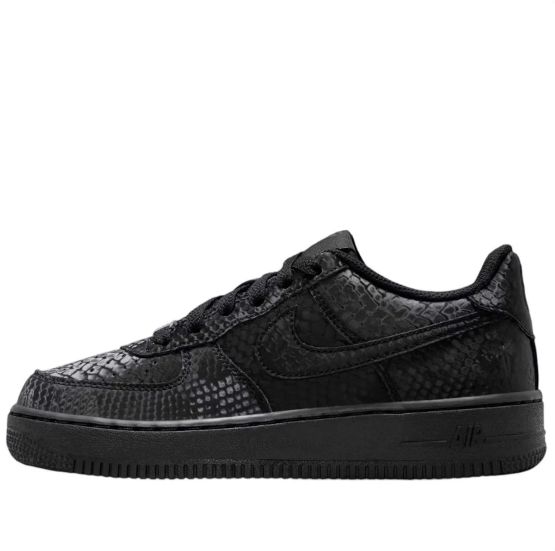 Nike Air Force 1 Low Triple Black Snakeskin