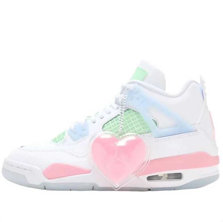 Air Jordan 4 Retro White Blue Mint Pink Easter