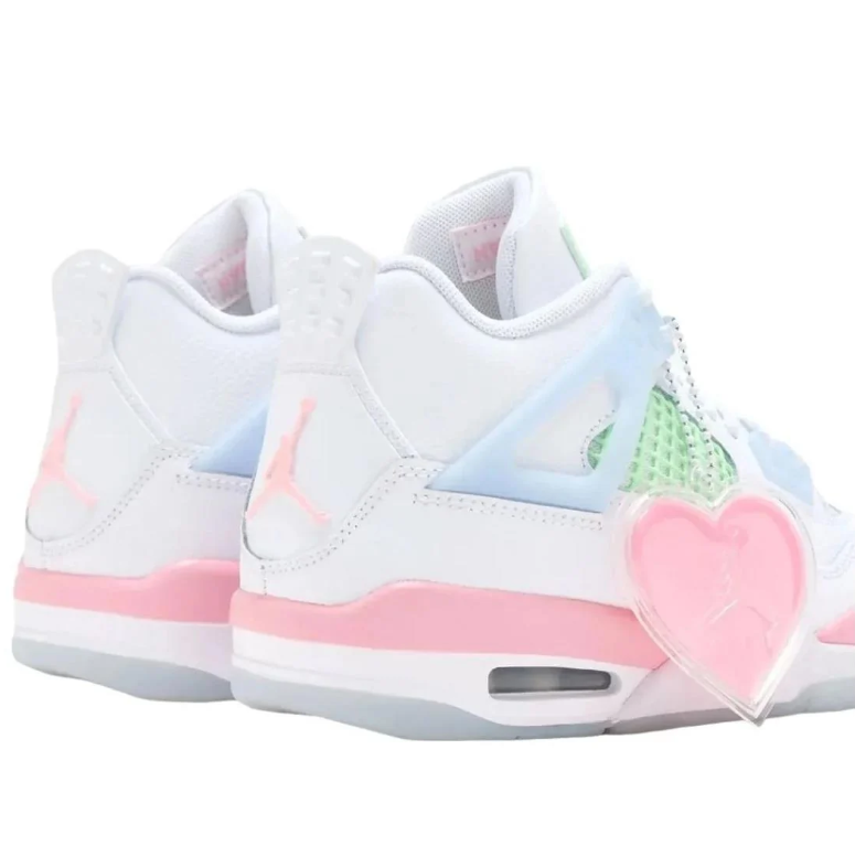 Air Jordan 4 Retro White Blue Mint Pink Easter