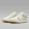 Air Jordan 1 Low Sail Gold Stitch Gum