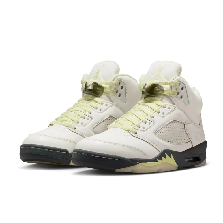 Air Jordan 5 Retro Sail Olive Jade