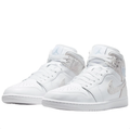 Air Jordan 1 Mid White Stardust Silver