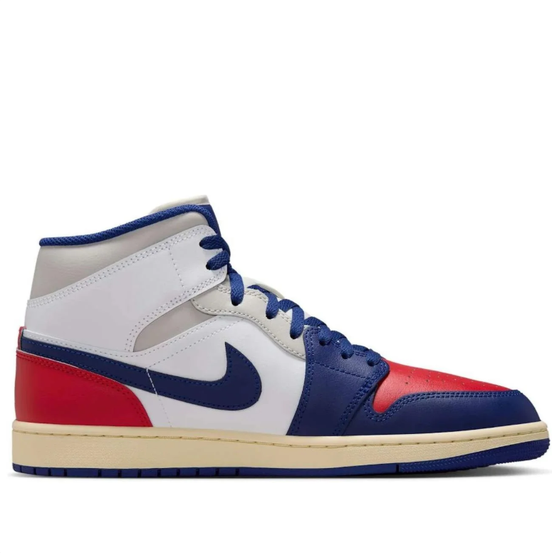 Air Jordan 1 Mid USA Red White Royal Blue