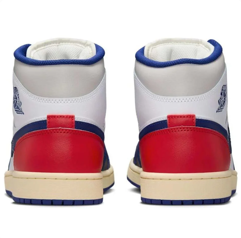 Air Jordan 1 Mid USA Red White Royal Blue