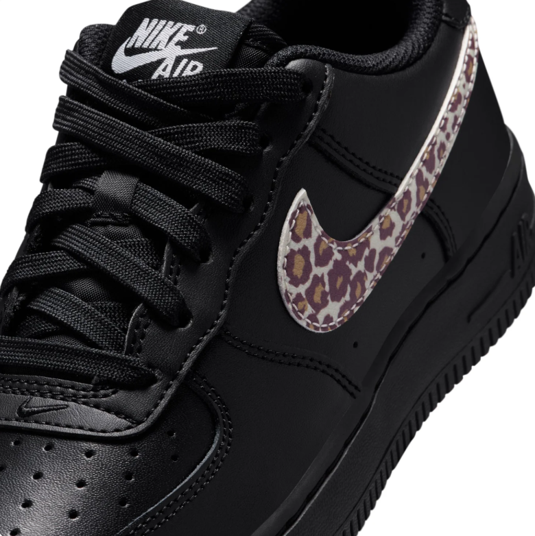 Nike Air Force 1 Low Black Leopard Swoosh