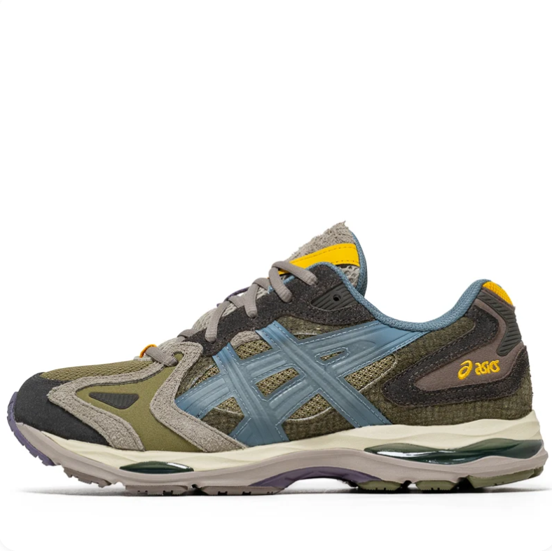 ASICS GEL-Nimbus Olive Blue Yellow