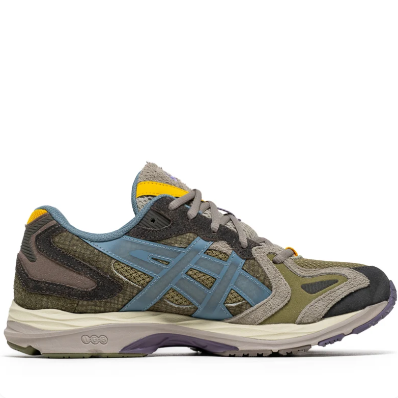 ASICS GEL-Nimbus Olive Blue Yellow