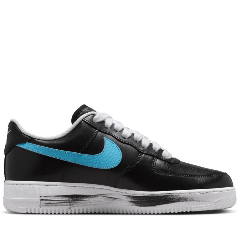 Nike Air Force 1 Low Black Pink Swoosh